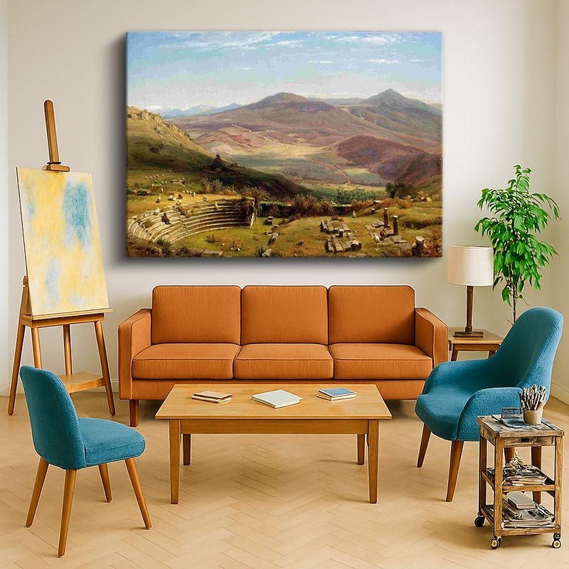 Ressam Kanvas Tablo 1090